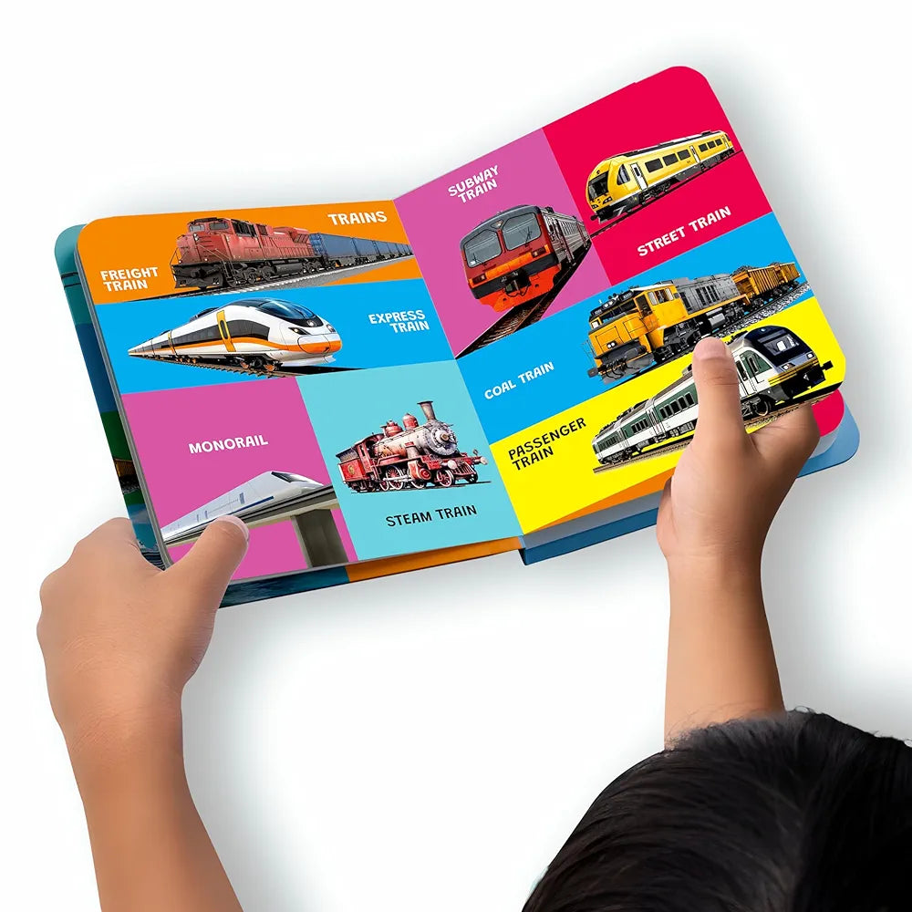 My First Premium Padded Book of Vehicle : Early Learning Padded Board Books for Children 