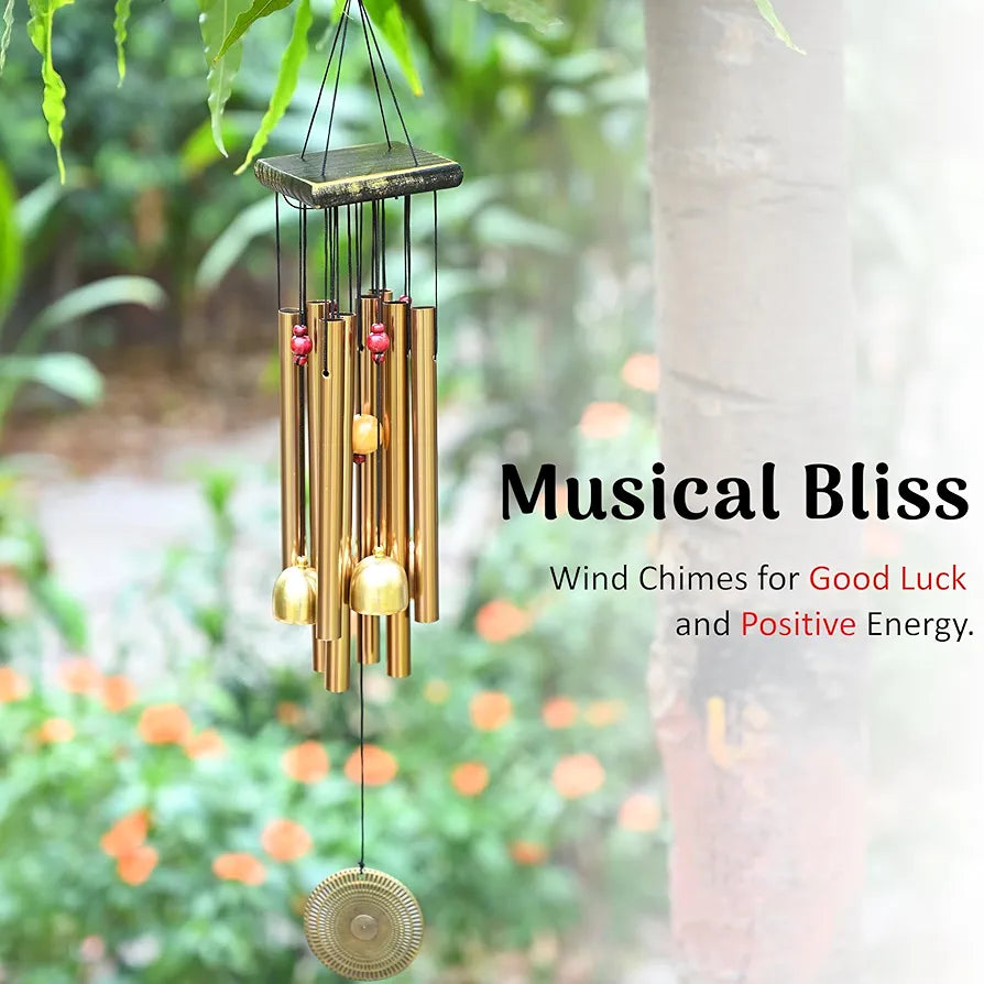 Zaicus Wind Chime Metal Hanging Bell Windchime 52cm Wind Chime-024