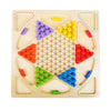 Chinese Checker Board & Ludo 2 in 1 Premium Wooden Classic Board Game for Adults and Kids 3+ Years