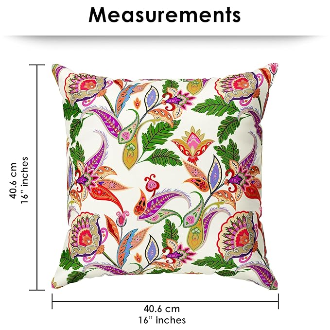 Story@Home Polyester Cushion Cover for Bedroom Living Room (Pack of 5 Pieces, Multi Color)