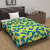 Divine Casa 120 GSM Summer Quilt Brushed Microfibre 3 Layer Breathable Single Dohar AC Blanket Lightweight Warm Rajai Throws for Bed TC - 120 Colour Sea Green