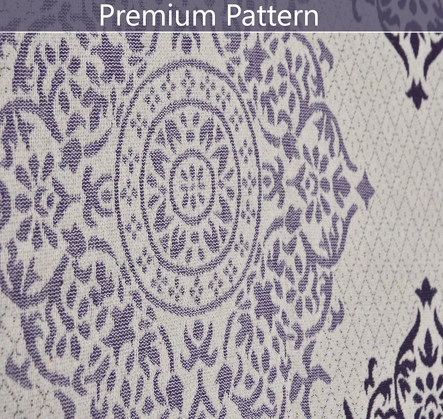 Fresh From Loom Reversible Cotton Floral 300 Tc Single Bed Bedsheet With 1 Pillow Covers Purple