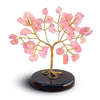 Reikved Rose Quartz Crystal Tree for Good Luck