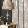 Urban Space Premium Jacquard Window Curtains Light Blocking Curtains for Living Room Pack of 2 Blackout Curtains Dusk Soft Brown