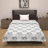 Divine Casa 100% Cotton Single Bed Dohar Ultra-Soft AC Blanket Lightweight Reversible Quilt Colour Greyish Blue