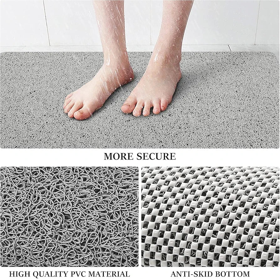 Ishro Home Cushion Noodle Mat Colour Grey For Home Kitchen & Floor Mat For Bedroom