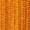 Artificial Marigold Flowers For Decoration Garland 5 Feet Long 5 Pcs 152.40 CM Orange