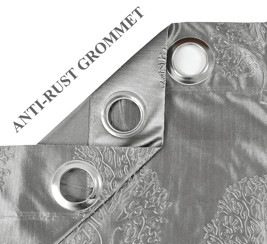 Fresh From Loom Window Floral Room Darkening Curtains 5 Feet Long