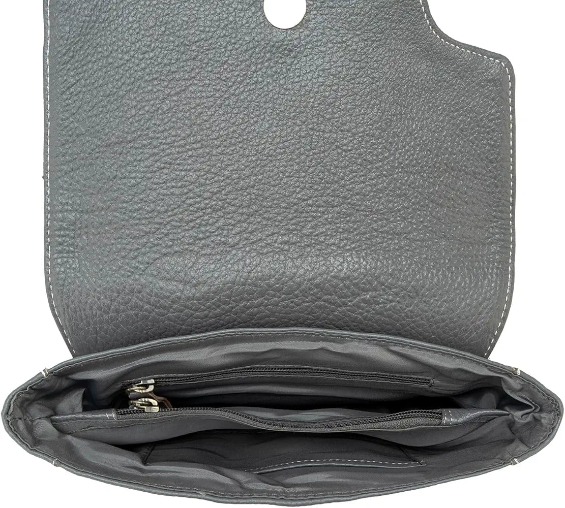 Goatter Genuine Leather Sling Cross-Body Bag For Girls And Women's