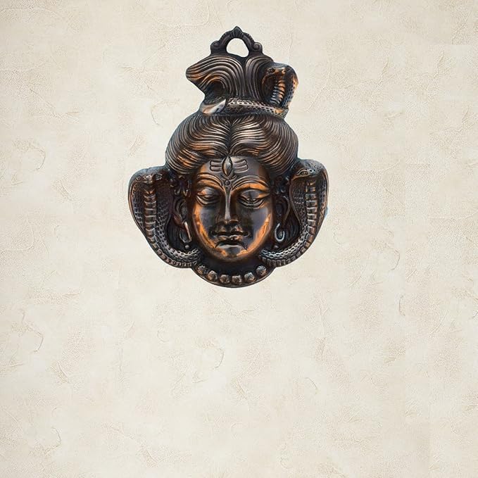 Ecraftindia Lord Shiva Wall Hanging | Brown