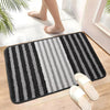 Kuber Industries Anti-Skid Water-Absorbent Door Mats for Home Pearl Lining Grey