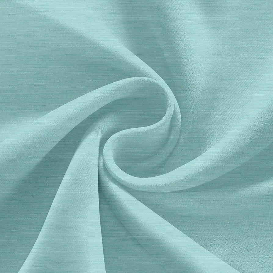 Divine Casa Premium Blackout Curtain 5 Feet Room Darkening Noise Reducing & Thermal Insulated Polyester Panel Mediumaquamarine (Pack of 1)