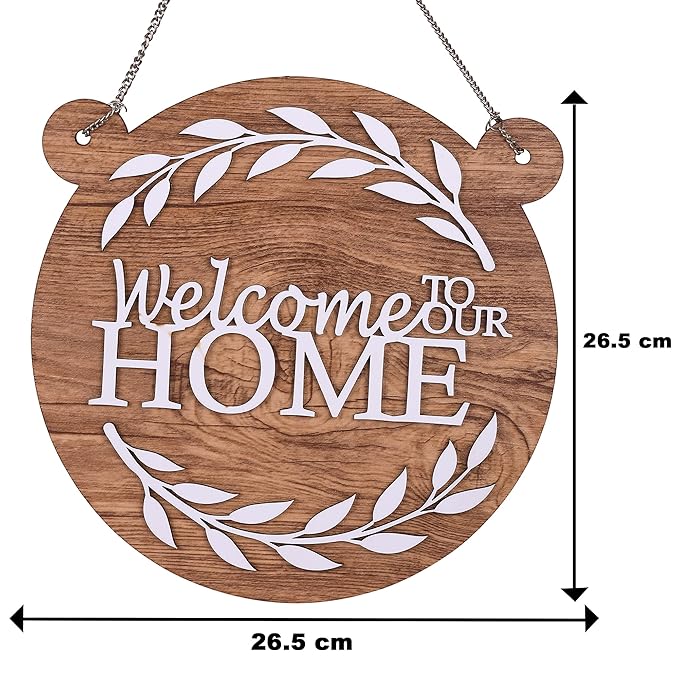 Sehaz Artworks Wooden Wall Hangings Home Décor Items Home Decoration Items WEL-Home-WHT