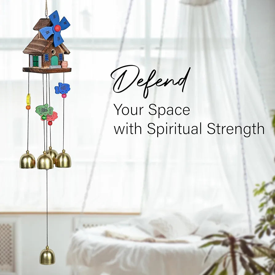 Wind Chimes for Balcony & Living Room Showpieces with 5 Bells Wind Chime -004