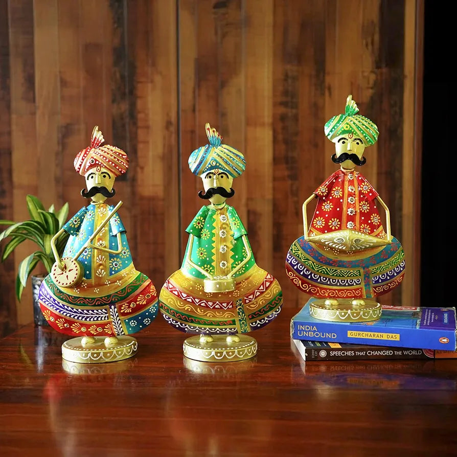 Ekhasa Nostrae Metal Show Pieces Rajasthani Sardar Musician