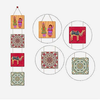 Artvibes Quotes Designer Square Wall Hanger Mdf Wooden for Home Decor | Wall Hanging Decorative Items