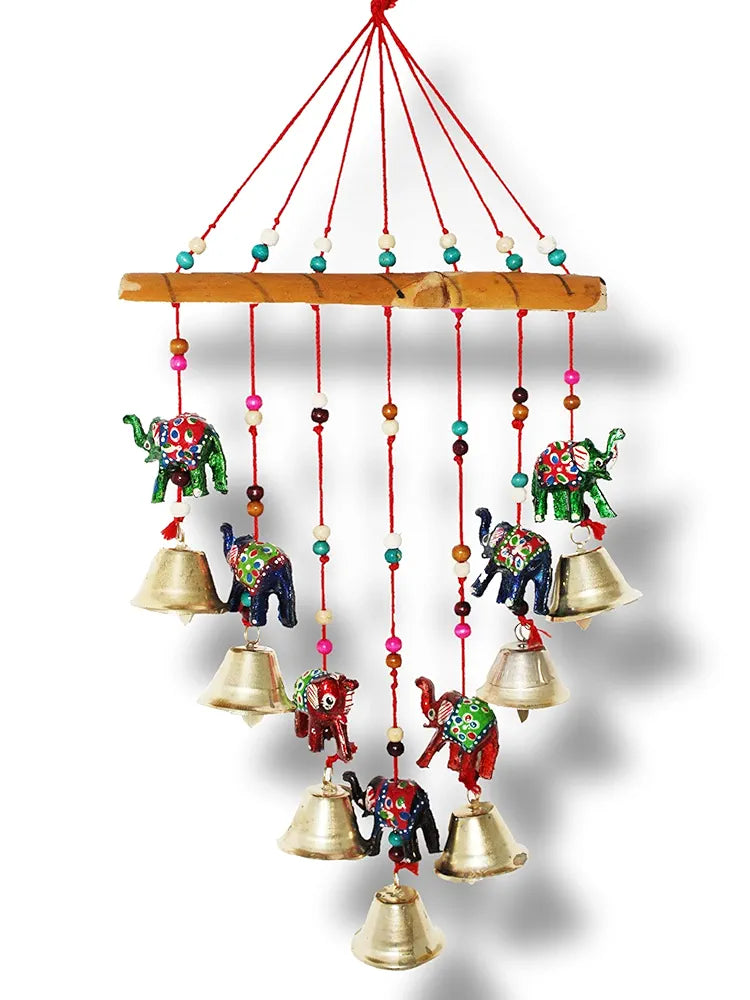 Handcrafted Rajasthani Elephant Wind Chime