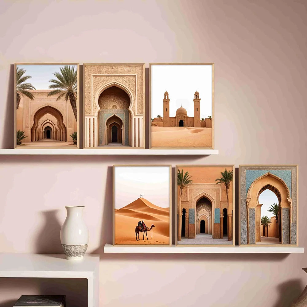 Livin'luxe Paintings Rajasthani Places Home Decor Wall Paintings With Frame B - 454k6