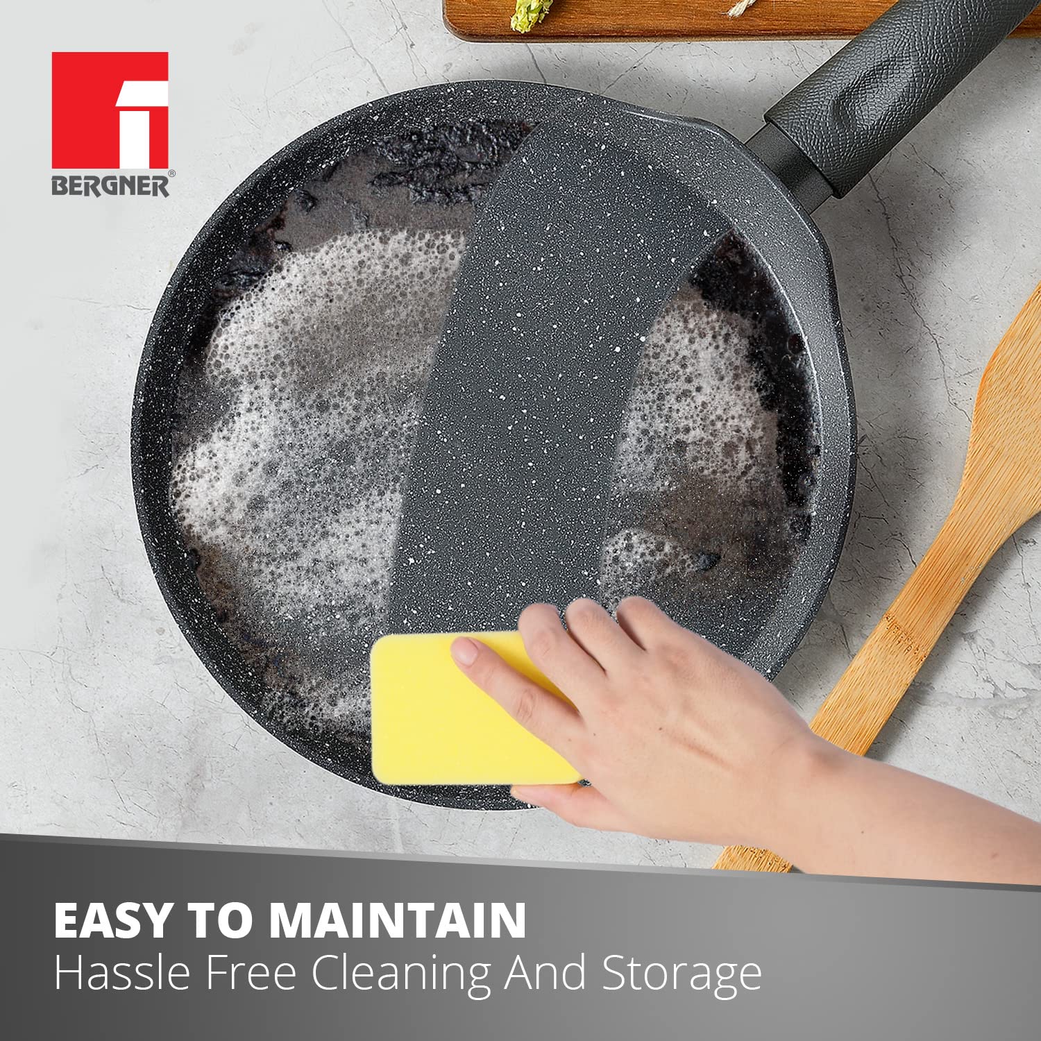 Bergner Orion Non-Stick 28cm Tawa/Dosa Pan