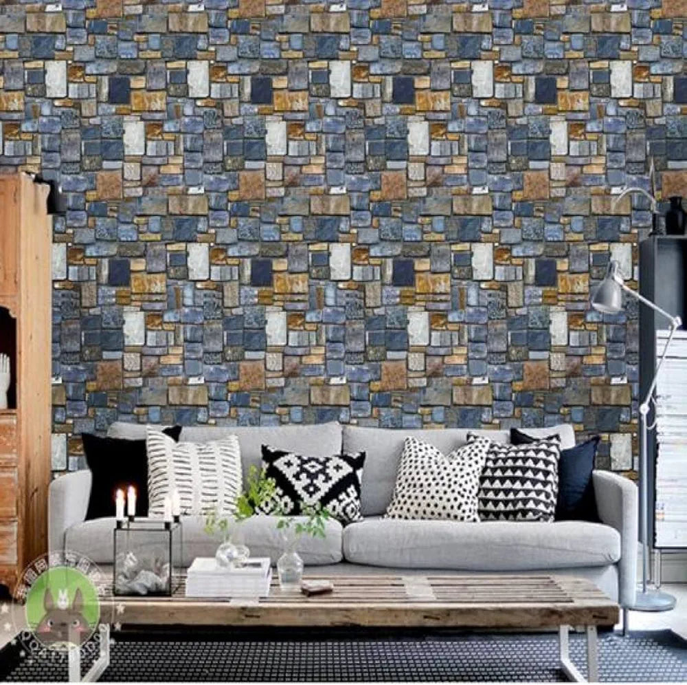 Jaamso Royals Brick Stone Wall Papers for Home Design 5