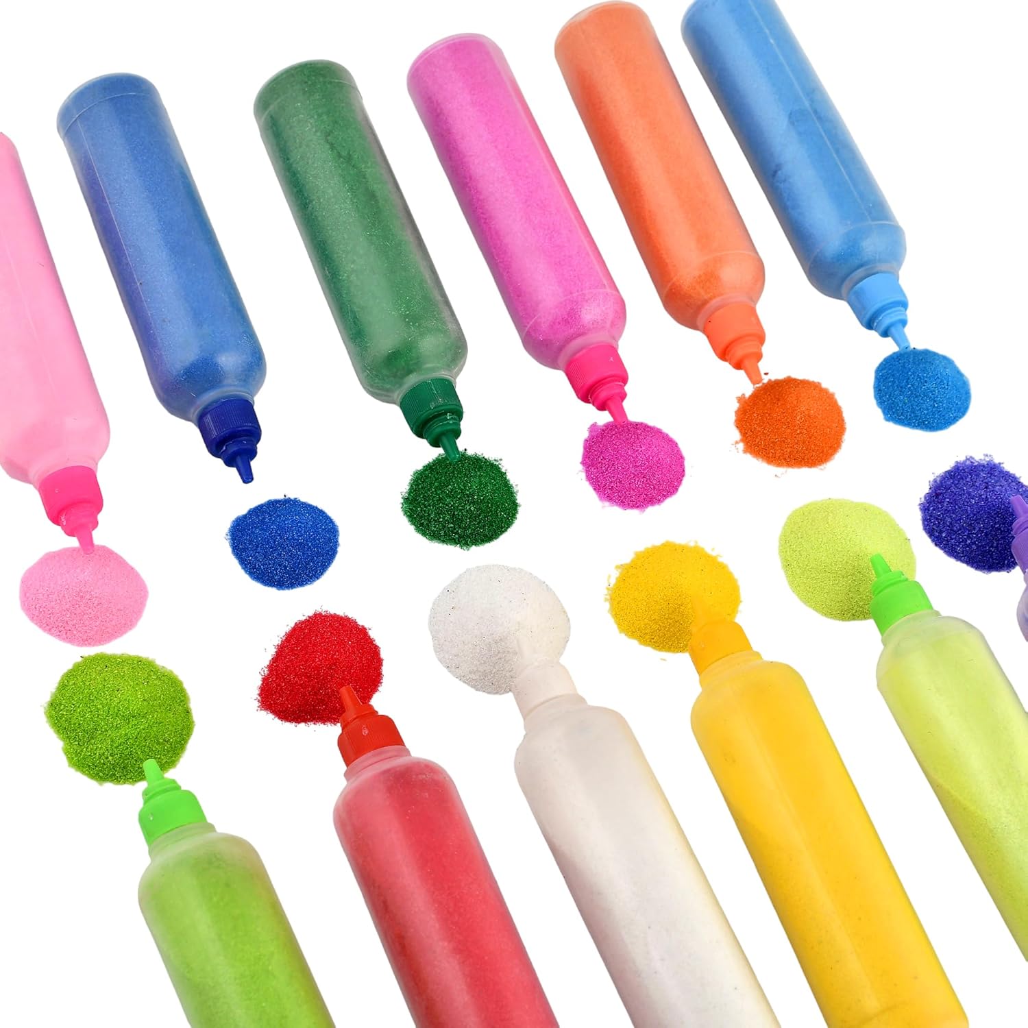 CraftVatika 12 Rangoli Colour Powder Tube Kit Diwali Decoration Items