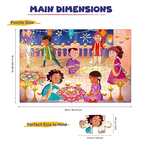 The Puzzl Co - Set of 2 Jigsaw Puzzles 60 Pcs Each Educational Puzzle Games for Boys Girls