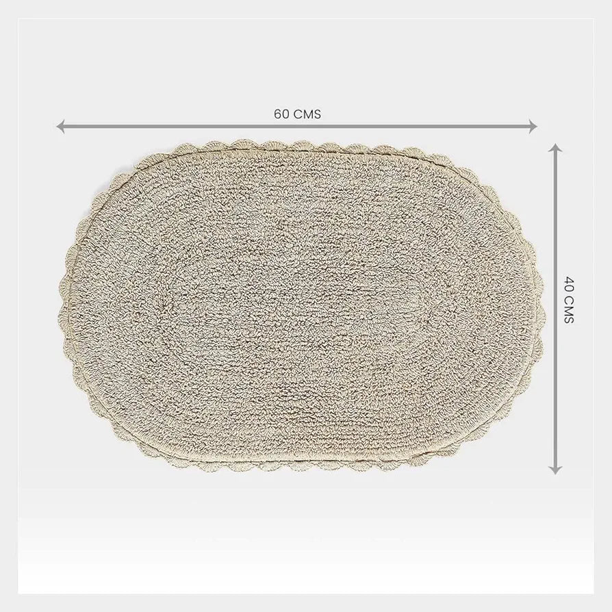 Sashaa World Super Soft Reversible Bath Mat/bathroom Rug