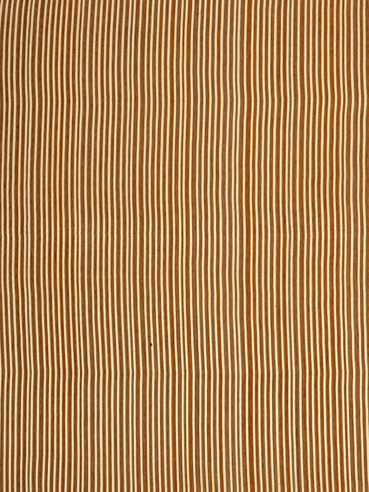 Saral Home Easy Living Polyester & Polyester Blend Striped Soft Decorative Viscose Chenille Sofa Covers/throwcolour Gold