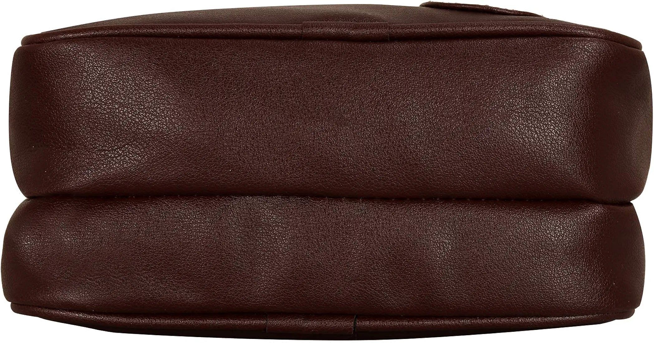 Leather World Pu Leather Brown Messenger Cross Sling Bag Body Travel Office One Side Chest Shoulder For Men & Women