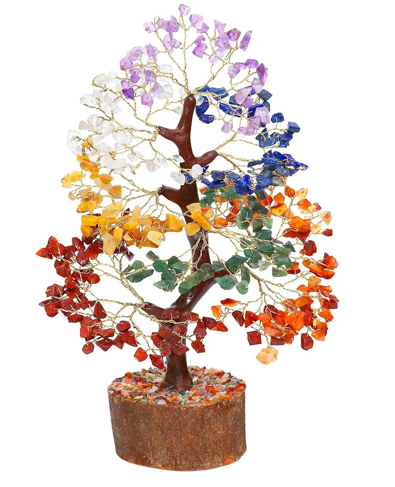 Crocon Seven Chakra Tree of Life for Positive Energy