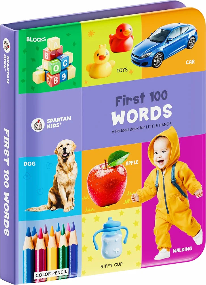 My First Padded Book of Words : Early Learning Padded Board Books for Children 