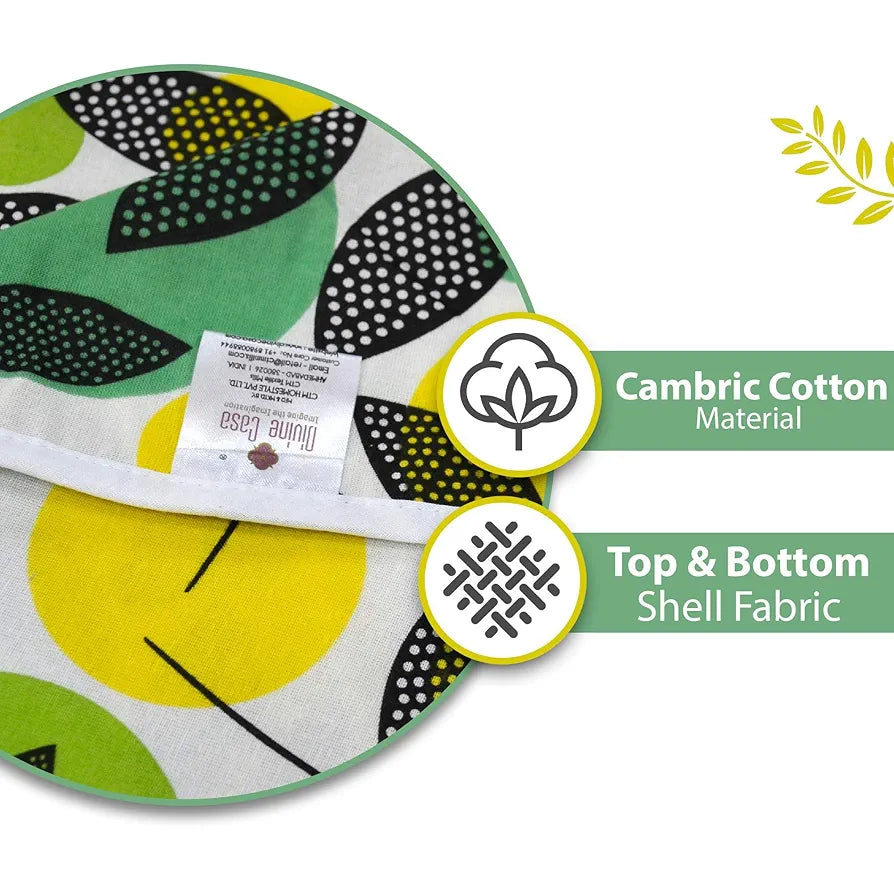 Divine Casa 100% Cotton Cambric Dohar for Single Bed Lightweight Comfort and Breathable Sleep Reversible Blanket TC - 120 Colour Opal