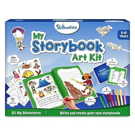 Skillmatics Storybook Adventure Art Kit Write & Create Storybooks Creative Activity