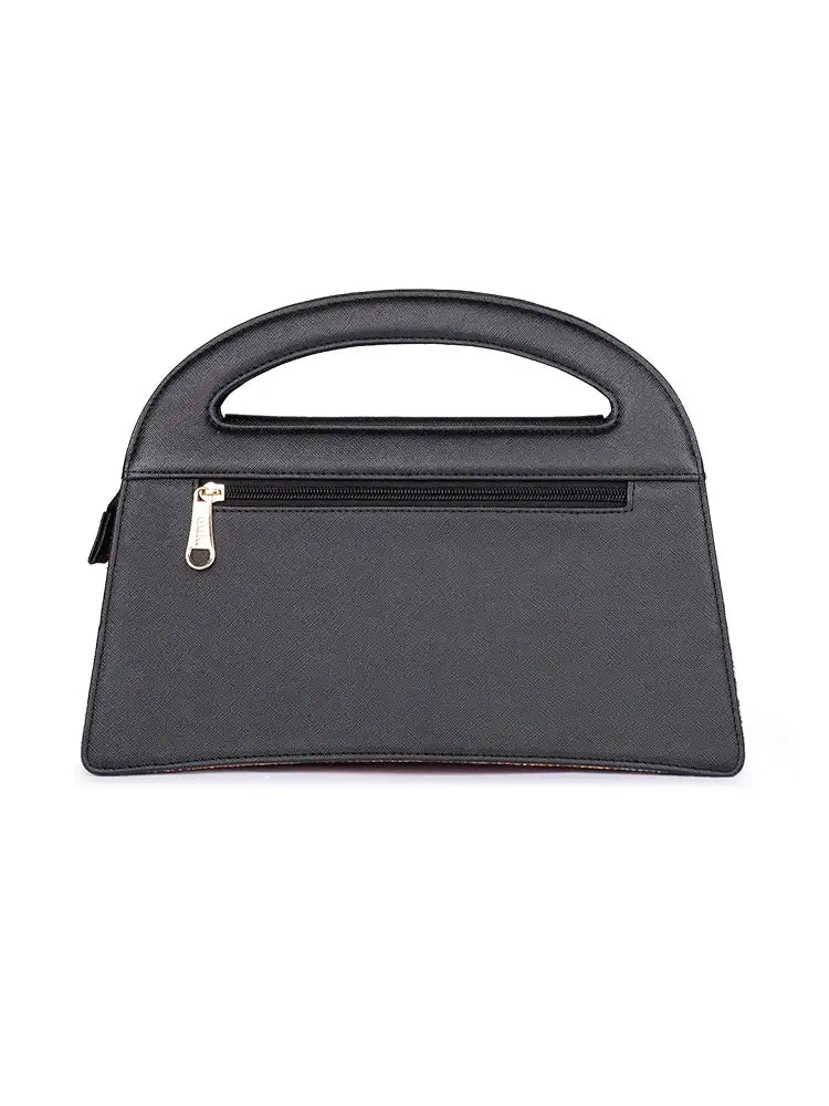 Zouk Rhea Kapoor Sling Bag Jute & Leather Crossbody Bag for Women