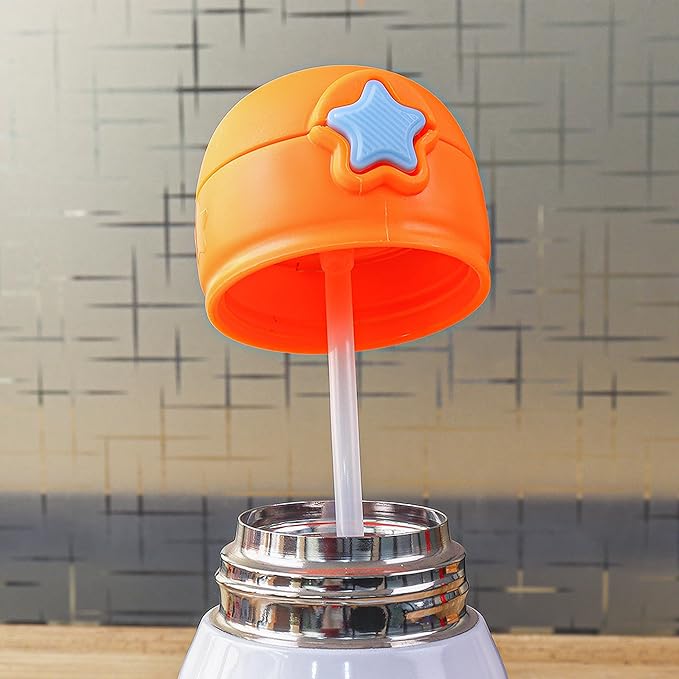 Femora Kids Elk Design Hot & Cold Thermosteel Water Bottle for Kids - 380 gms