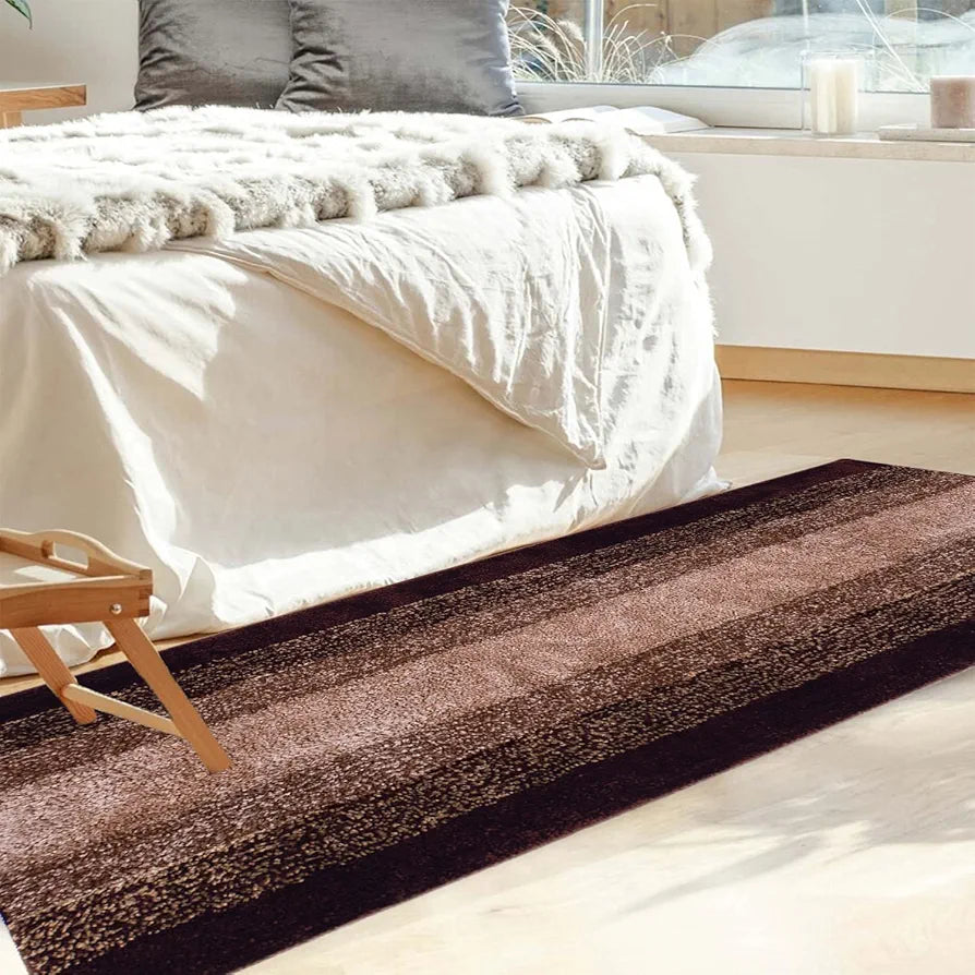 Kuber Industries Shaggy Carpet Polyester Bedside Runner Rectangular Soft Rug for Hall Offices Kitchens Bedroom