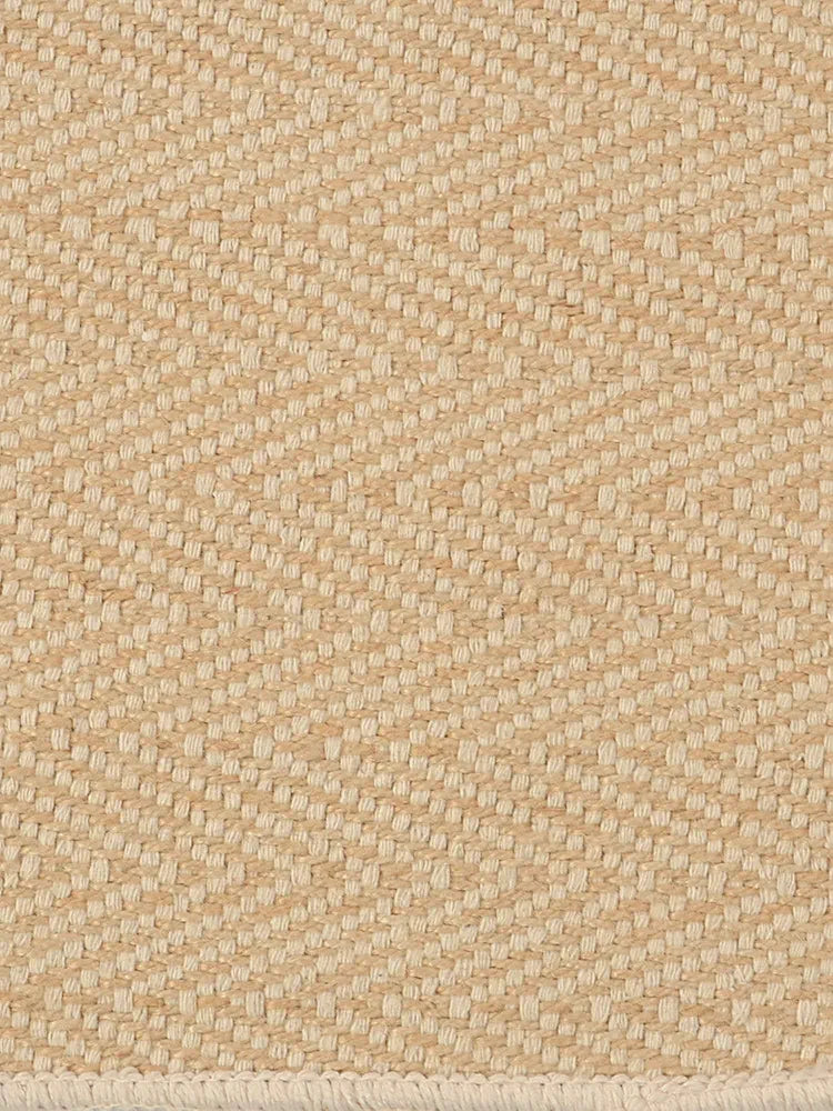 Saral Home Zig-Zag Soft Jute Cotton Durable & Washable Multipurpose Bedside Runner