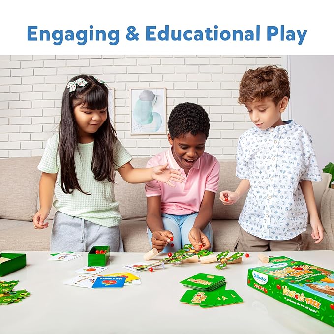 Skillmatics Educational Game Newton's Tree Balancing Stacking Strategy and Skill Building Game
