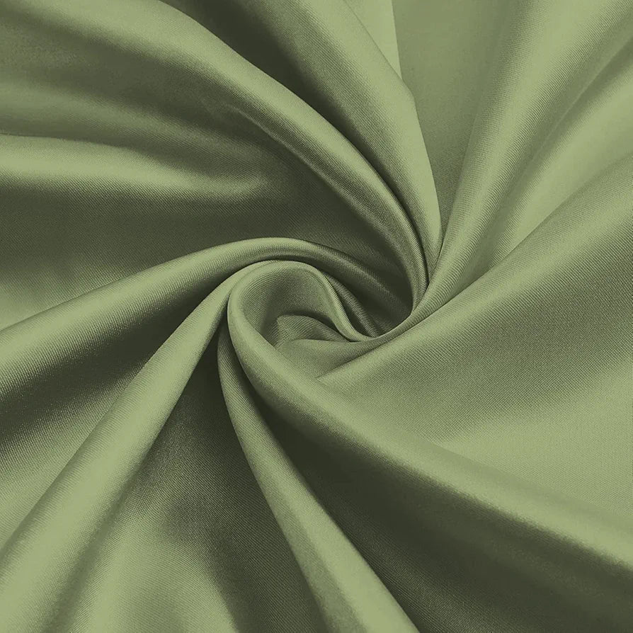 Divine Casa Semi Blackout Door Curtain 7 Feet Colour Pastel Green Super Satin Room Darkening Panel for Home (Pack of 1)