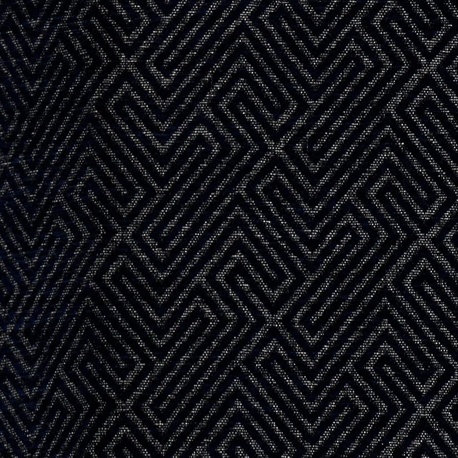 Saral Home Pacman Chenille Blackout Long Door Curtains 2pc Colour Navy