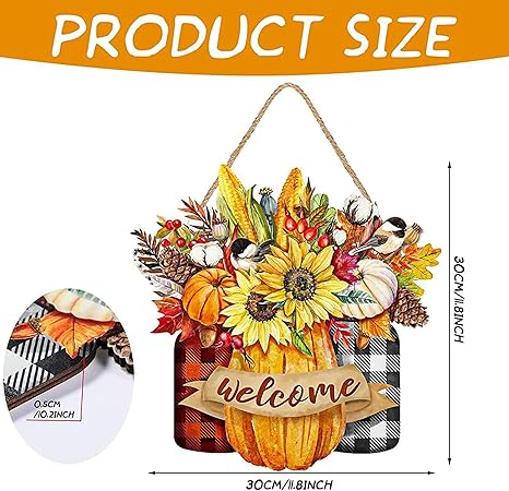 Angel Infinte Welcome Quote Wooden Wall Hanging For Home Decor Wall Decoration Item (Design13)