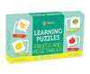 Popcorn Games & Puzzles Learning Puzzles Fruits & Vegetables for Kids 50 Pieces