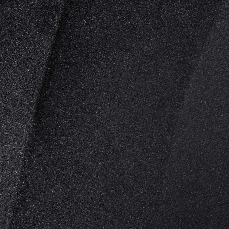 Aerohaven Premium Velvet Reversible Decorative Throw Pillow/Cushion Covers with Invisible Zipper (Black Colour Pack of 5)