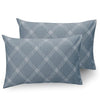 Huesland by Ahmedabad Cotton 186 TC Cotton Pillow Cover Set of 2 | Grey