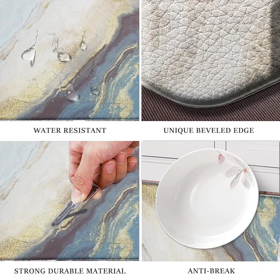 Luxe Home Columbo Anti-Fatigue  Mat Cushioned Support Stylish and Durable Easy to Clean Colour Texture