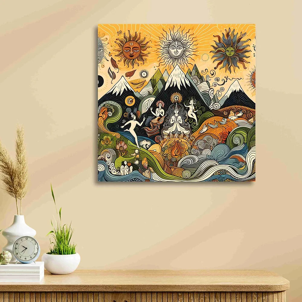 Livin'luxe Paintings Modern Art Canvas Home Decor Wall Paintings With Frame Painting CR-320