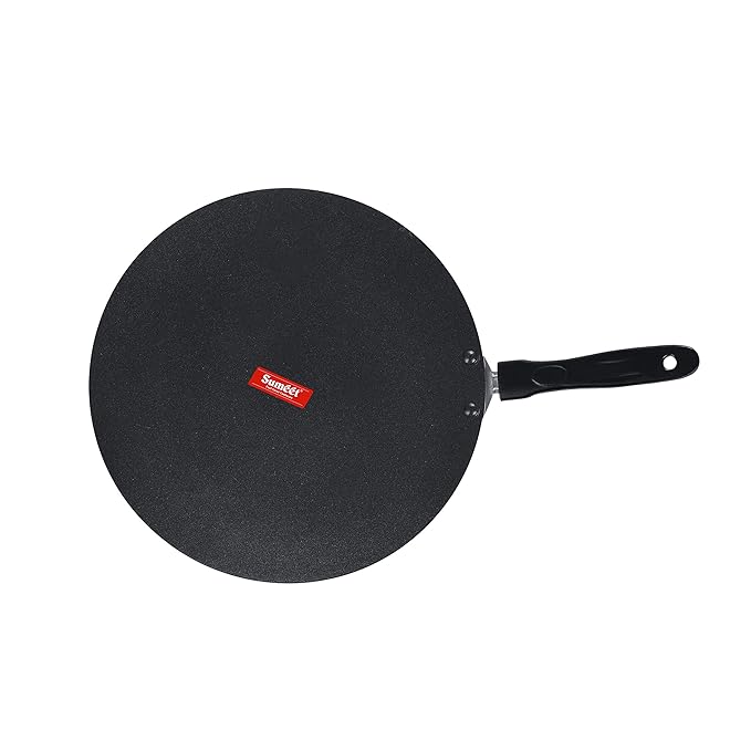 Sumeet 2.6mm Non stick Concave/Roti Tawa - 28cm Dia (Silver)