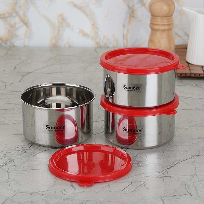 Sumeet Stainless Steel Airtight & Leak Proof Food Storage Container
