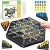 Kidology Chain Triangle Chess Game Triggle Rubber Band Game Multicolour