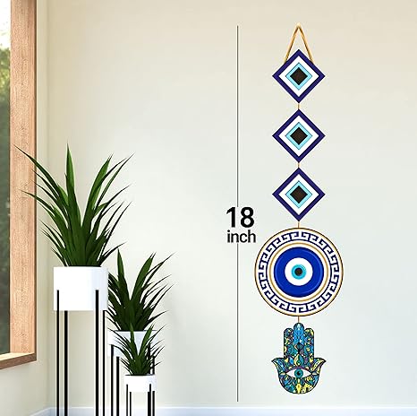 Angel Infinite Wooden Wall Hanging For Door Wall Nazar Battu For Home & Office Bedroom